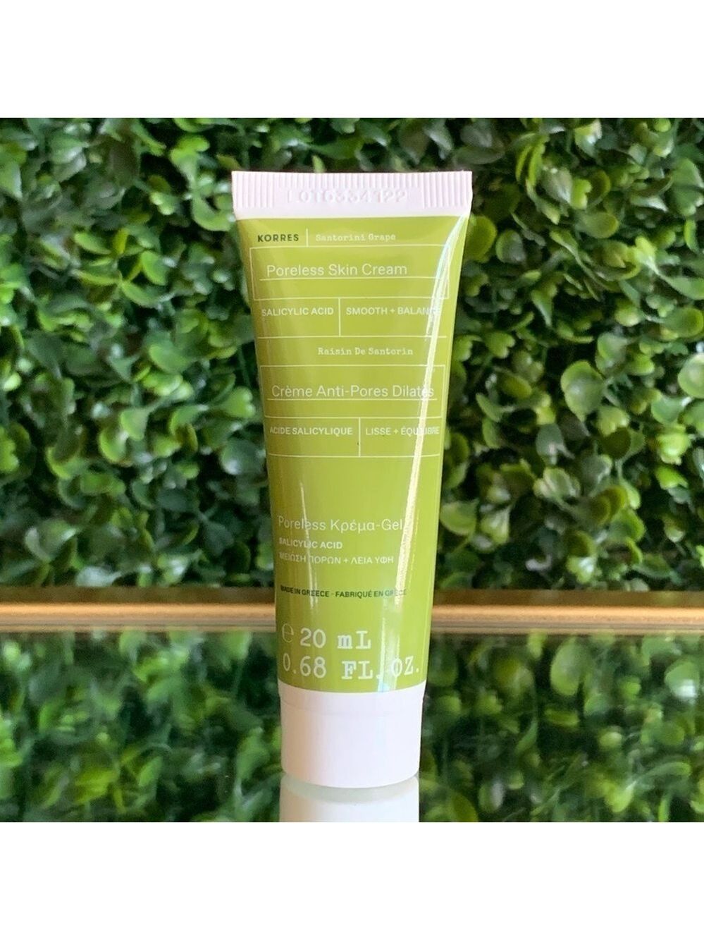 Korres Santorini Grape Poreless Skin Cream | NEW | 20mL | Sealed
